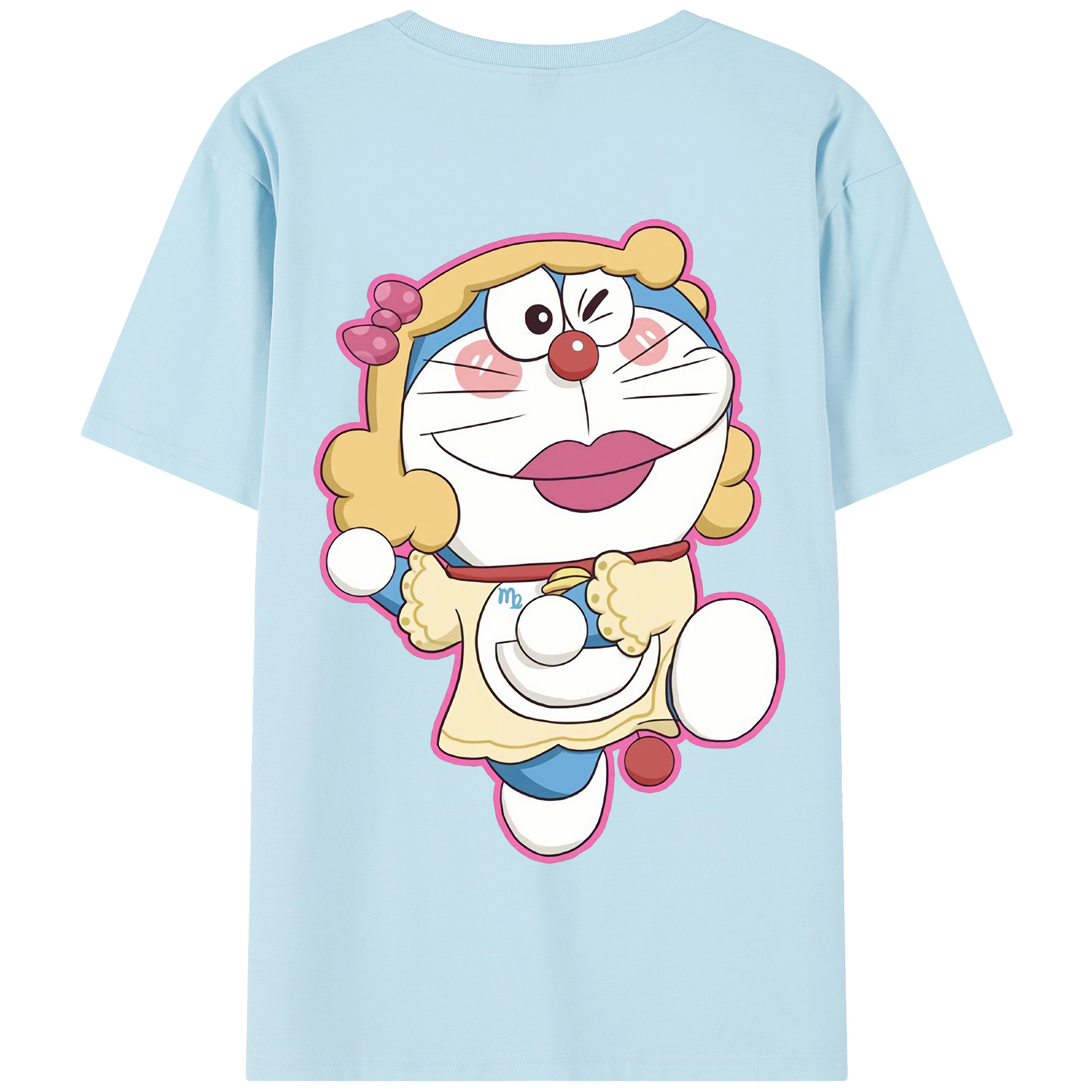 （画像用） ドラえもん Doraemon 綿100％半袖Tシャツ（背面プリント）